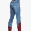 Premier Equine Rocket Girls Denim Riding Breeches Denim Plum