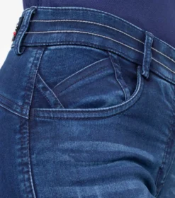 Premier Equine Mini Roxy Girl's Denim Riding Breeches 11 Premier Equine Mini Roxy Girl's Denim Riding Breeches -Lemieux Shop roxy kids denim breeches 5