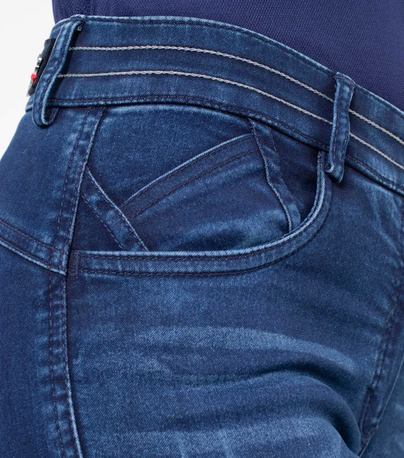 Premier Equine Mini Roxy Girl's Denim Riding Breeches 4 Premier Equine Mini Roxy Girl's Denim Riding Breeches - Image 4