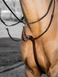 LeMieux Arika Running Martingale Brown-Silver