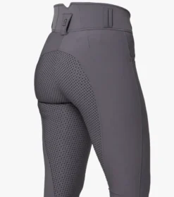 Premier Equine Sophia Ladies Full Seat High Waist Riding Breeches Anthracite -Lemieux Shop sophia ladies full seat high waist riding breeches anthracite 1