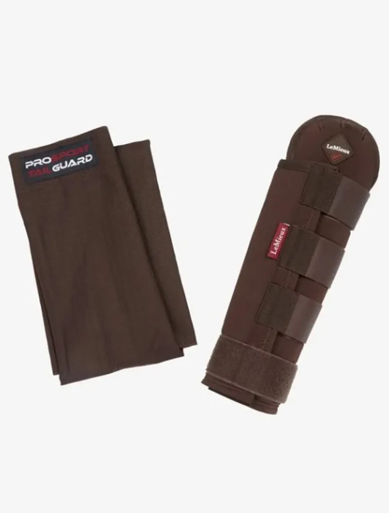 LeMieux Tail Guard With Bag Brown 1 LeMieux Tail Guard With Bag Brown