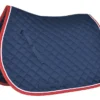 Mark Todd Full Piped Saddle Pad In Navy/Red