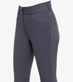 Premier Equine Virtue Ladies Full Seat Gel Riding Breeches Anthracite 11 Premier Equine Virtue Ladies Full Seat Gel Riding Breeches Anthracite -Lemieux Shop virtue ladies breeches grey 2
