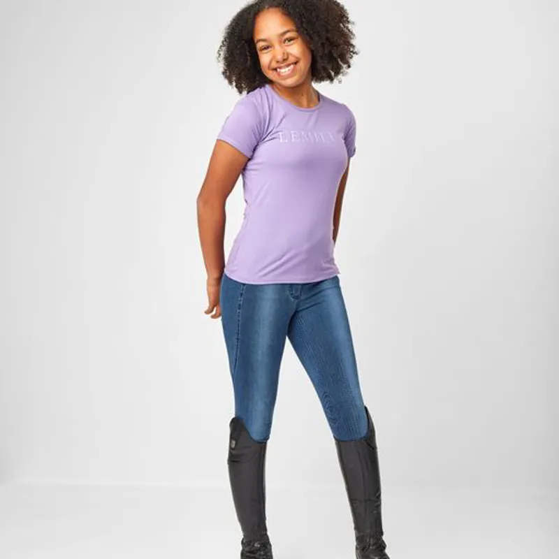 LeMieux Young Rider Sarah T-Shirt Iris 4 LeMieux Young Rider Sarah T-Shirt Iris - Image 4