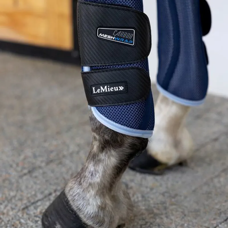 LeMieux Carbon Mesh Wrap Boots Mist 2 LeMieux Carbon Mesh Wrap Boots Mist - Image 2